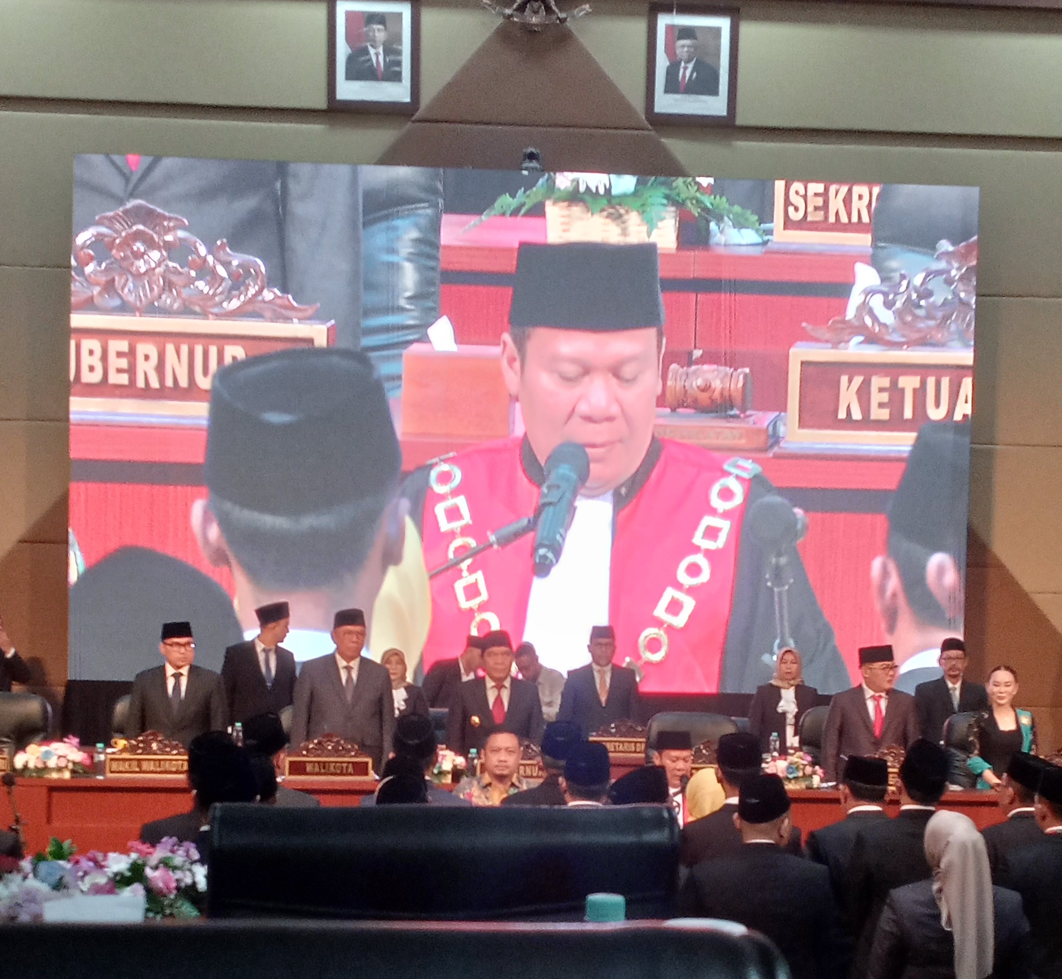 Bawaslu Tangsel Hadiri Pelantikan Anggota DPRD Tangsel Periode 2024-2029