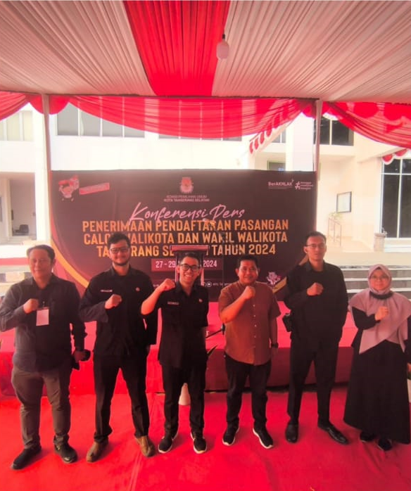 Bawaslu Tangsel Awasi Hari Pertama Pendaftaran Paslon Walikota dan Wakil Walikota Tangsel