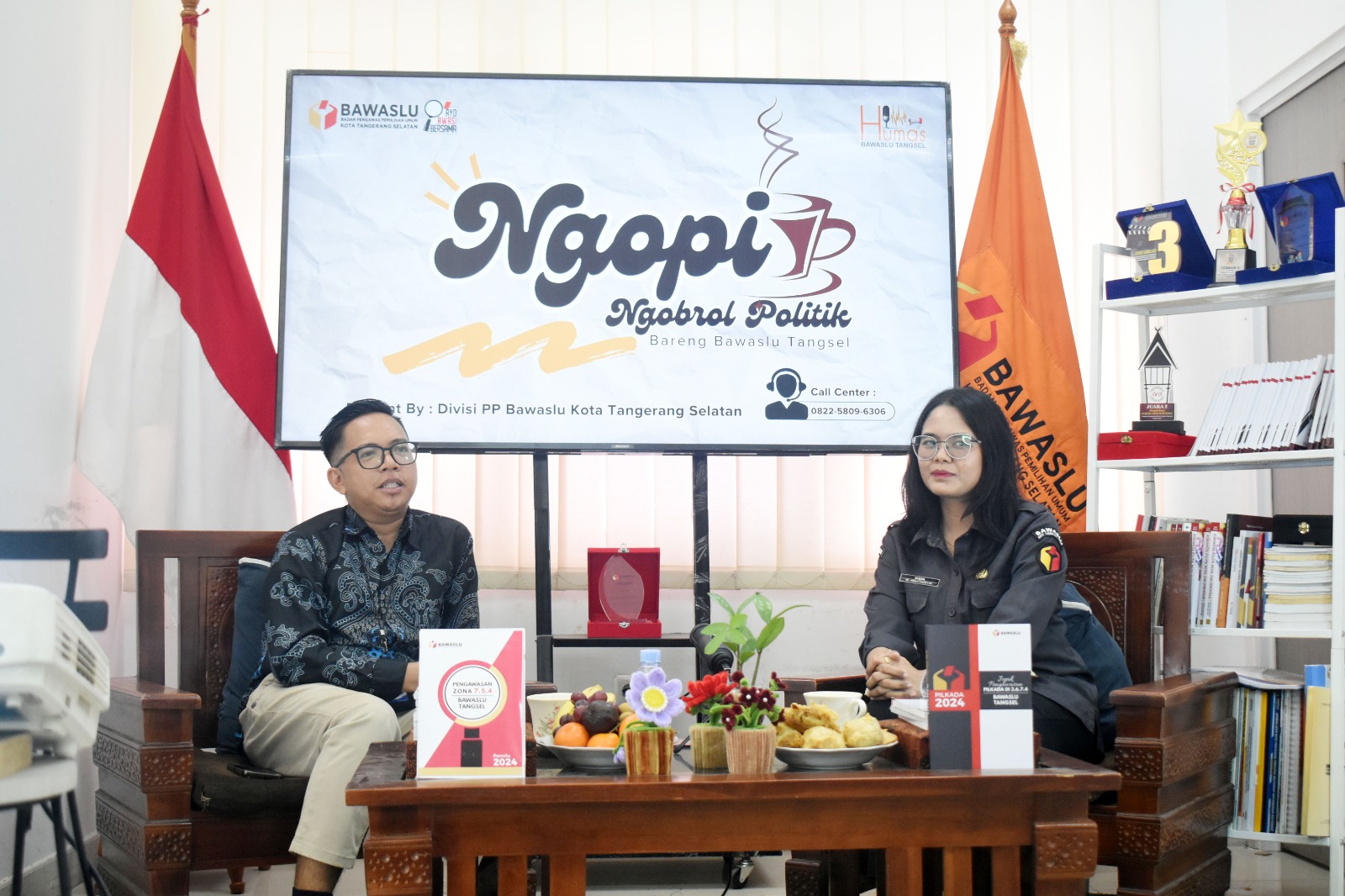Ngopi (Ngobrol Politik) Bahas Eksistensi Bawaslu di Masa Non Tahapan Pemilu