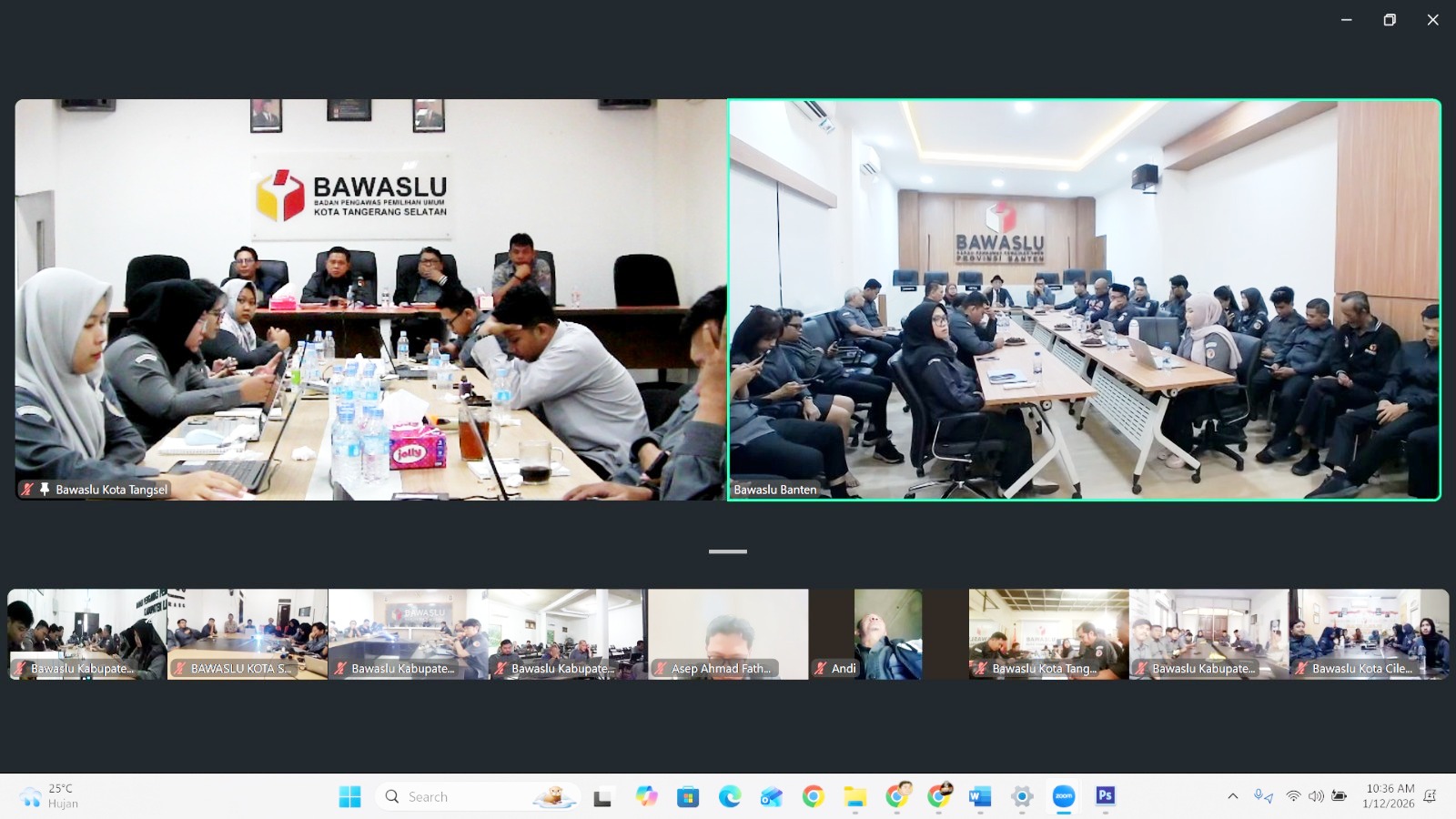 Refleksi Pengawasan 2025, Bawaslu Banten Gelar Konsolidasi Kelembagaan Tahun 2026
