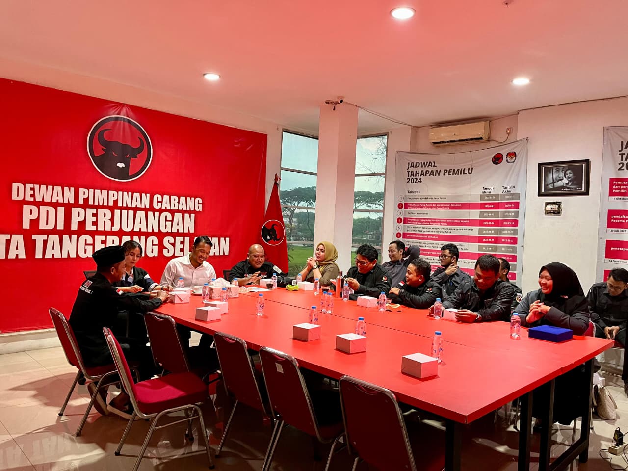 Audiensi Bawaslu Kota Tangerang Selatan Dengan PDI-Perjuangan Kota Tangerang Selatan, Bahas Pemutakhiran Data Parpol, Netralitas ASN, dan Penanganan Pelanggaran di Gakkumdu