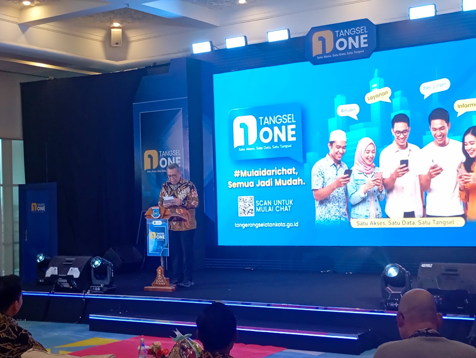 Bawaslu Tangsel Hadiri Launching Tangsel One, Layanan Publik Kini Cukup Lewat Satu Chat