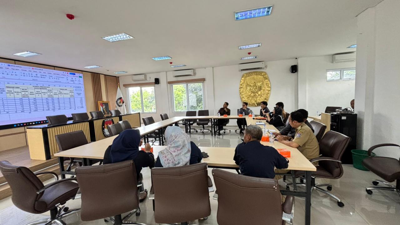 Perkuat Koordinasi, Bawaslu Tangerang Selatan Ikuti Rapat Koordinasi PDPB Triwulan I Tahun 2026 tingkat KPU Kota Tangerang Selatan