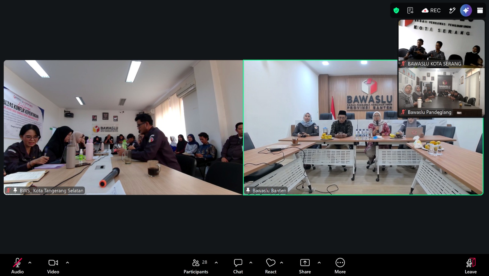 Bawaslu Kota Tangerang Selatan Raih Apresiasi Kinerja Kategori Peningkatan Kapasitas Terbanyak