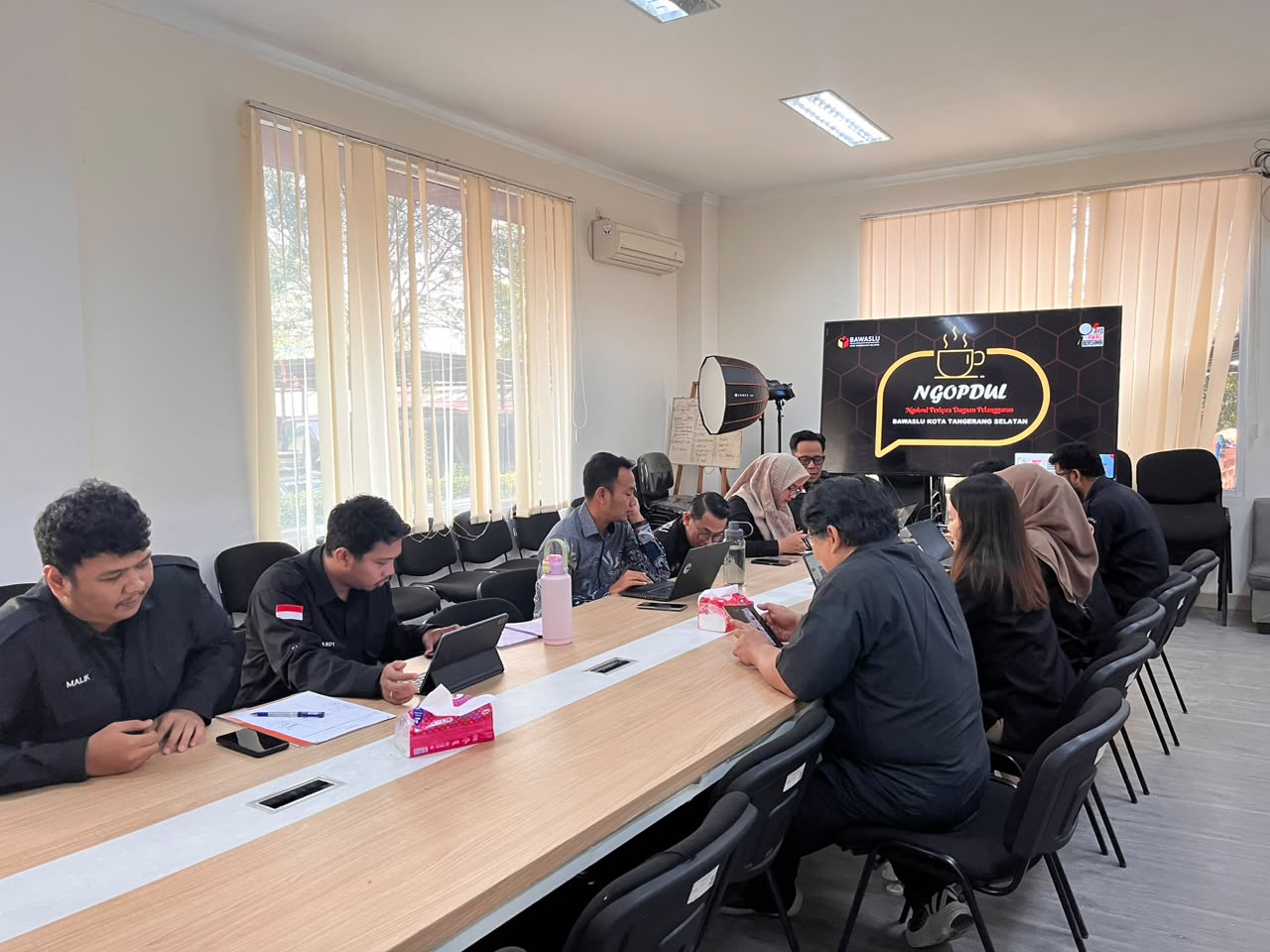 Bawaslu Tangsel Gelar Ngopdul, Perkuat Pemahaman Klarifikasi Penanganan Pelanggaran Pemilu dan Pemilihan
