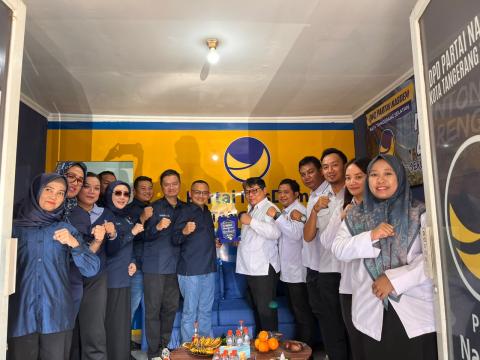 Teruskan Amanat Konsolidasi Demokrasi, Bawaslu Kota Tangerang Selatan Laksanakan Audiensi dengan DPD Partai NasDem Kota Tangerang Selatan