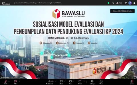 Menuju Pengawasan Berbasis Data, Bawaslu Tangsel Ikuti Sosialisasi Evaluasi IKP
