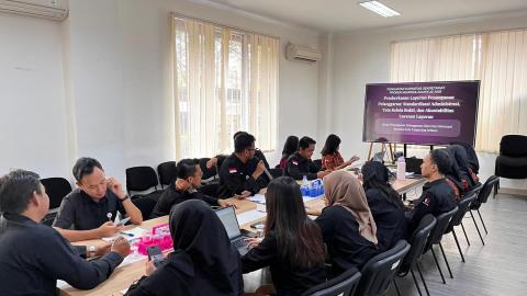 Jaga Akuntabilitas Layanan Laporan, Bawaslu Tangsel Laksanakan Peningkatan Kapasitas Pemberkasan Laporan Penanganan Pelanggaran