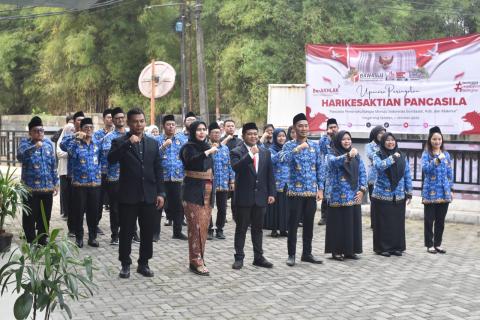 Bawaslu Kota Tangerang Selatan Laksanakan Upacara Peringatan Hari Kesaktian Pancasila