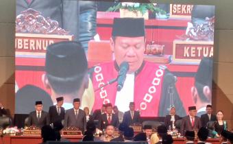 Bawaslu Tangsel Hadiri Pelantikan Anggota DPRD Tangsel Periode 2024-2029