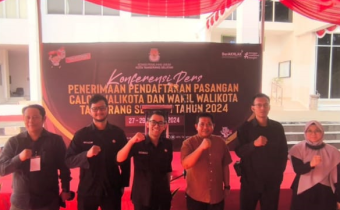 Bawaslu Tangsel Awasi Hari Pertama Pendaftaran Paslon Walikota dan Wakil Walikota Tangsel