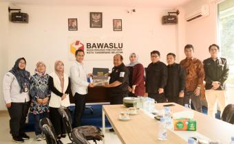 Bawaslu Tangsel Terima Kunjungan Kerja dari KPUTangsel