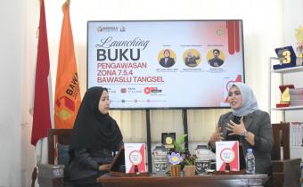 Bawaslu Tangsel Resmi Luncurkan, Buku Pengawasan Zona 7.5.4 Pemilu 2024