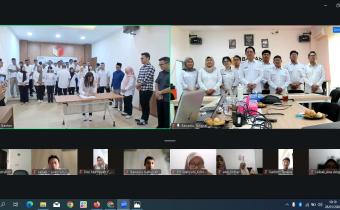 Deklarasi Bebas Konflik Kepentingan yang dilakukan oleh Bawaslu Provinsi Banten secara daring (28/01)