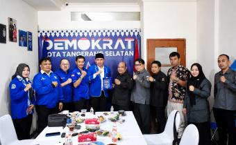 Dalam Rangka Konsolidasi Demokrasi, Bawaslu Tangsel Lakukan Audiensi Bersama Partai Demokrat