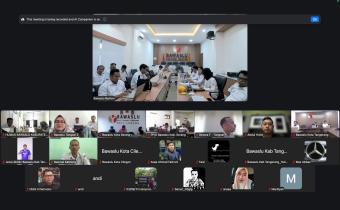 Tingkatkan Pelayanan Informasi Publik, Bawaslu Kota Tangerang Selatan Ikuti Rapat Persiapan KI 2026