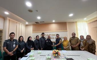 Perkuat Sinergi Kelembagaan, Bawaslu Kota Tangerang Selatan Audiensi dengan DP3AP2KB Kota Tangerang Selatan