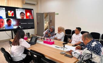 BawasluTangsel Ikuti Presentasi Monitoring dan Evaluasi Keterbukaan Informasi Publik Tahun 2026