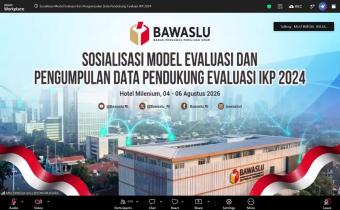 Menuju Pengawasan Berbasis Data, Bawaslu Tangsel Ikuti Sosialisasi Evaluasi IKP